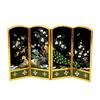 Image 1 : Old Japanese Cloisonne 4 Panel Table Screen w #1393254