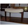 George III saddle seat bench of mahogany #1411259