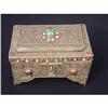 19th.-20th. century Nepali silver box decorated#1411479