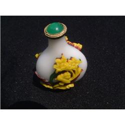 4 colors cameo Peking glass snuff bottle #1411517