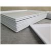 Image 2 : Qty 18 White Elite Melamine Serving Trays w/ Raised Edges 18"L x 13"W