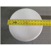 Image 8 : Qty 2 Threshold Porcelain White Cake Stands 12" Diameter x 6"H