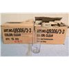 Image 1 : Qty 2 Boxes Clear Cylinder Vases U9306/3-3  5"Wx10"H