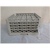 Image 2 : Qty 25 Stemmed Wine Glasses (8" Tall) w/ Plastic Rack