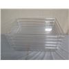 Image 2 : Qty 5 Clear Food Serving Containers 24"L x 19"W x 6"H