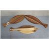 Image 1 : Qty 5 Sieni Wooden Fish-Shape Serving Boards, 18"L