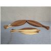 Image 2 : Qty 5 Sieni Wooden Fish-Shape Serving Boards, 18"L