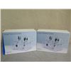 Image 8 : Qty 2 US Acrylic Large Flatware Caddies w/ Handles & Box 10"L x 4"H