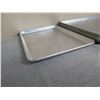 Image 2 : Qty 10 Metal Baking Sheets - Misc Sizes