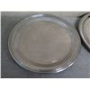 Image 2 : Qty Approx. 9 Round Metal Serving Trays 14" & 15" Diameter