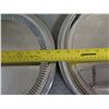 Image 8 : Qty Approx. 9 Round Metal Serving Trays 14" & 15" Diameter