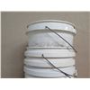 Image 2 : Qty Approx. 10 Misc 5 Gallon Stackable Plastic Pails w/ Metal Handles