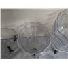 Image 8 : Multiple Clear Containers w/ Scalloped Edges & Some Lids