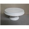 Image 2 : Threshold Porcelain White Cake Stands 12" Diameter x 6"H