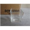 Image 2 : Qty 30 Clear Square Containers 3" Diameter x 3"H