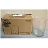 Image 1 : Qty 3 Libbey Wide Cylinder Vases 6" Diameter x 8"H