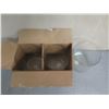 Image 4 : Qty 3 Libbey Wide Cylinder Vases 6" Diameter x 8"H