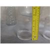 Image 8 : Multiple Glassware: 3 Cylinder Vases, 2 Bowls on Pedestal Bases, Ribbed Vases