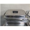 Image 2 : Chafing Dish, Buffet Chafer, Stand, Lids & Sterno