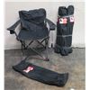Image 1 : Qty 4 Sports Authority 1/4 Ton Chairs w/ Carry Cases 500lbs Cap (Retail $120)