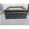 Image 2 : Qty 6 Black Photo Frames 8"L x 6"W