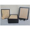 Image 1 : Qty 9 Black Photo Frames 11"L x 9"W