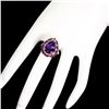 Image 1 : Natural Brazil  Amethyst 14x10mm & Red Ruby Ring