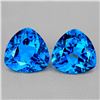 Image 1 : Natural  AAA Swiss Blue Topaz Pair 9.00 MM - Flawless