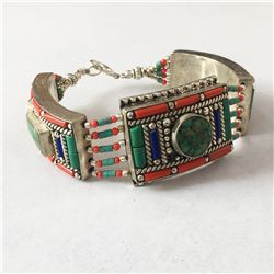 Tibet Hand Made Turquoise Bracelet