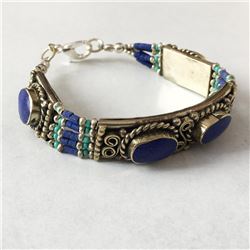 Tibet Hand Made Lapiz Lazuli Bracelet