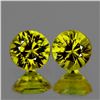 Image 1 : Natural AAA Canary Yellow Sapphire Pair 5 MM - FL