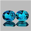 Image 1 : NATURAL LONDON BLUE TOPAZ PAIR [FLAWLESS-VVS]