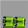 Image 1 : Natural AAA Green Peridot Pair {Flawless-VVS1}