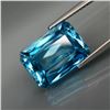 Image 1 : Natural HUGE Blue Cambodian Zircon 11.45 Cts  Untreated