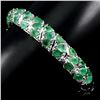 Image 1 : Natural Rich Green Emerald Bangle