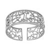 Image 1 : Natural 1.10 CTW Diamond Bangle 14K White Gold - REF-417X6T