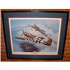 Image 1 : Framed Bud Anderson OLD CROW Mustang Fighter #1383467