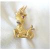 Image 1 : 60's~FRENCH 18K Y GOLD "BABY GOAT" PIN  #1383502