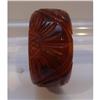 Bakelite Vintage Rootbeer Wide Bangle #1383550