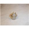 Image 1 : Antique Estate 14K WG 2-Tone Gold Diamond Ring #1383676
