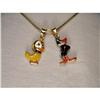 Image 1 : Estate 14K YG Gold Enamel Character Charms #1383721