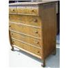 Antique Tiger Oak High Chest  #1384139