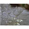 Image 1 : Etched Blown Stems Set of 8 Libbey #1394651