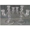 Image 1 : Candelabras PAIR 3-lite Candle Sticks VINTAGE #1395485