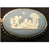 Image 1 : WEDGWOOD JasperWARE Brooch STERLING Silver #1395539