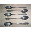 Image 1 : 5 Indonesian Silver  Tea Spoons #1395919