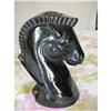 Gonder Horse Bust Lamp Black Stylized #1395995
