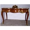 LOUIS XV STYLE PARQUETRY INLAID BUREAU PLAT  #1412850