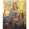 Amazing Cuenca Muñoz Oil Painting, Cocinera #1413269