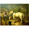 Amazing Mose Bianchi Oil Painting, Stable #1413277